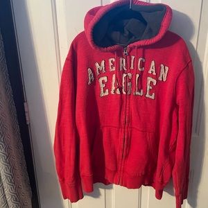 American Eagle Outfitters zip up hooded sweatshirt